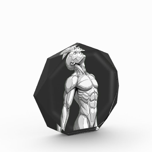 Android Anatomy: Octagonal Cyborg Acrylic Block (Links)
