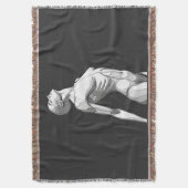 Android Anatomy - Premium Cozy Fleece Blanket Decke (Vorderseite Vertikal)