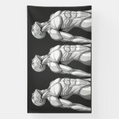 Android Anatomy: Triple Cyborg Futuristic Banner (Vertikal)