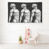 Android Anatomy: Triple Cyborg Futuristic Banner (Insitu)