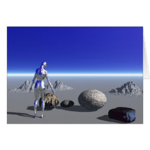 Android auf dem blauen Planeten