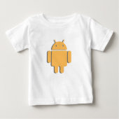 Android Baby T-shirt (Vorderseite)