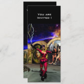 ANDROID BALLET, Science Fiction Einladung (Vorne/Hinten)