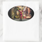 ANDROID BALLET, Science Fiction Ovaler Aufkleber (Tasche)