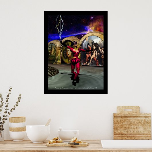 ANDROID BALLET, Science Fiction Poster (Küche)