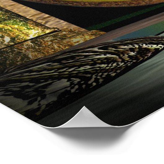 ANDROID BALLET, Science Fiction Poster (Ecke)