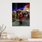 ANDROID BALLET, Science Fiction Poster (Küche)