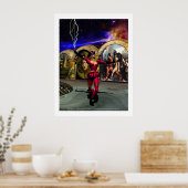 ANDROID BALLET, Science Fiction Poster (Küche)