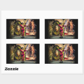 ANDROID BALLET, Science Fiction Rechteckiger Aufkleber (Blatt)