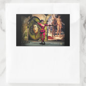 ANDROID BALLET, Science Fiction Rechteckiger Aufkleber (Tasche)