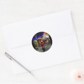 ANDROID BALLET, Science Fiction Runder Aufkleber (Umschlag)