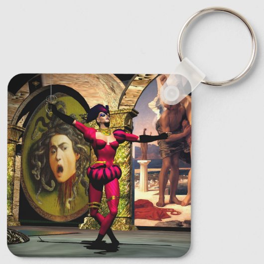 ANDROID BALLET, Science Fiction Schlüsselanhänger (Rückseite)