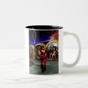 ANDROID BALLET, Science Fiction Zweifarbige Tasse