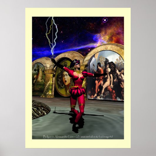ANDROID BALLETT, Science Fiction Poster (Vorne)