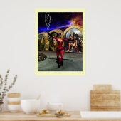ANDROID BALLETT, Science Fiction Poster (Küche)