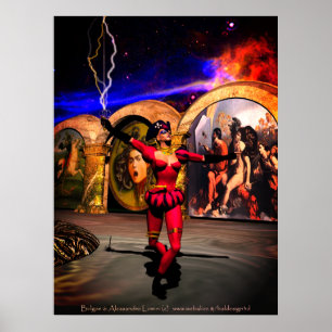 ANDROID BALLETT, Science Fiction Poster