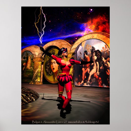 ANDROID BALLETT, Science Fiction Poster (Vorne)