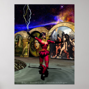 ANDROID BALLETT, Science Fiction Poster