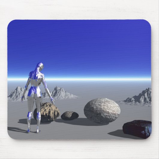 Android-Blue-Planet Mousepad (Vorne)
