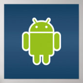 Android Blue Poster (Vorne)