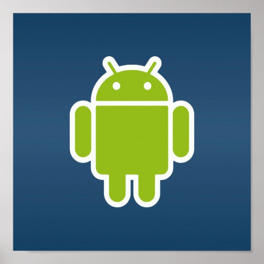 Android Blue Poster (Vorne)