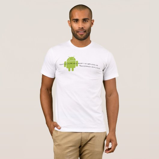 Android-borg T-Shirt (Vorne ganz)