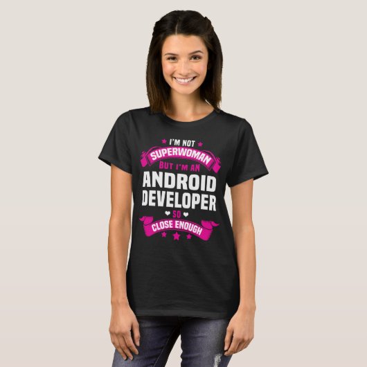 Android Developer T-Shirt (Vorne ganz)