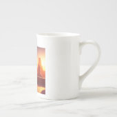 Android Drinking Coffee Looking At Pyramids Porzellantasse (Rechts)