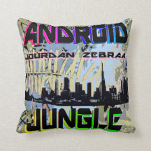 Android-Dschungel Berühmtes MixTape-Pillow 16"x16