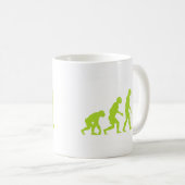 Android-Evolution Kaffeetasse (VorderseiteRechts)