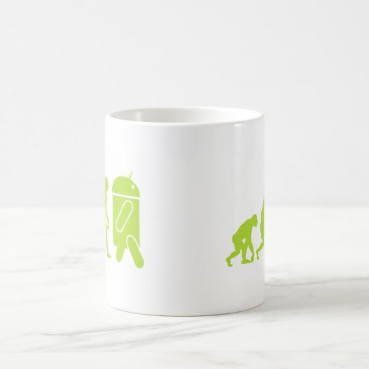 Android-Evolution Kaffeetasse (Mittel)