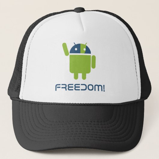 Android=Freedom Truckerkappe (Vorderseite)