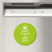 Android Green Behalt Calm haben Ihren Text Magnet (In Situ (Geschirrspüler))