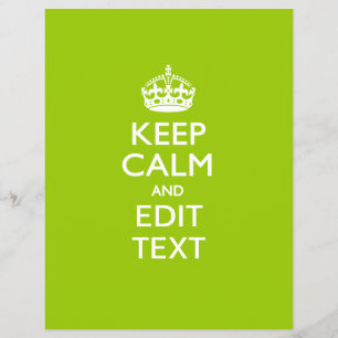 Android Green Behalte Ruhe und Ihren Text Flyer