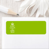 Android Green Style Behalte Ruhe und Ihren Text (Insitu)