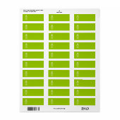 Android Green Style Behalte Ruhe und Ihren Text (Vorne)