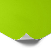 Android Green Style Behalte Ruhe und Ihren Text Poster (Ecke)