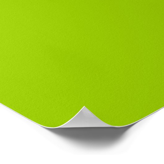 Android Green Style Behalte Ruhe und Ihren Text Poster (Ecke)