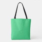 Android grün (Vollfarbe) Tasche (Rückseite)