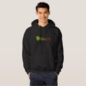 Android iDo Black Hoodie (Vorne ganz)