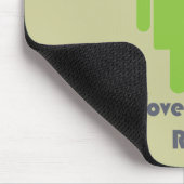 Android in der Liebe Mousepad (Ecke)