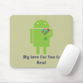 Android in der Liebe Mousepad (Mit Mouse)