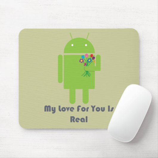 Android in der Liebe Mousepad (Mit Mouse)