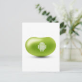 Android Jelly Bean Postkarte (Stehend Vorderseite)