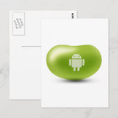 Android Jelly Bean Postkarte (Vorne/Hinten)