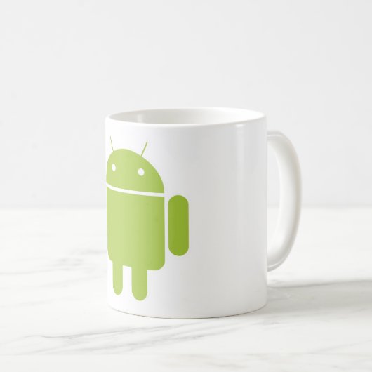 Android Kaffeetasse (VorderseiteRechts)