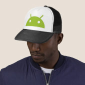 Android Peeking Trucker Hat Truckerkappe (Beispiel)