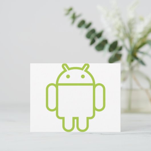 android postkarte (Stehend Vorderseite)