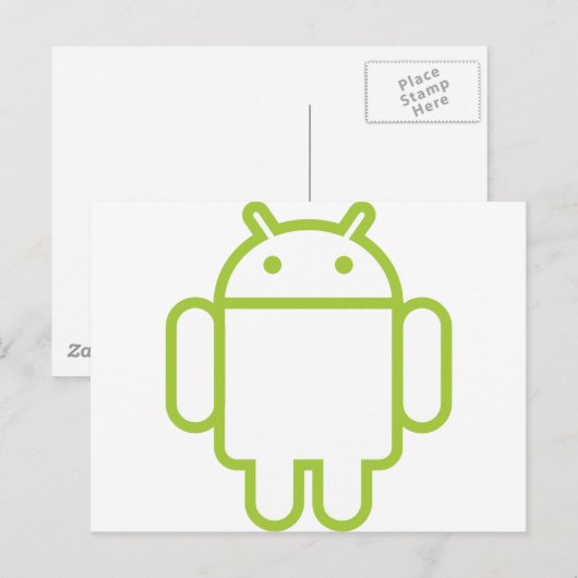 android postkarte (Vorne/Hinten)