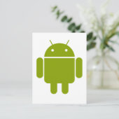 Android Postkarte (Stehend Vorderseite)